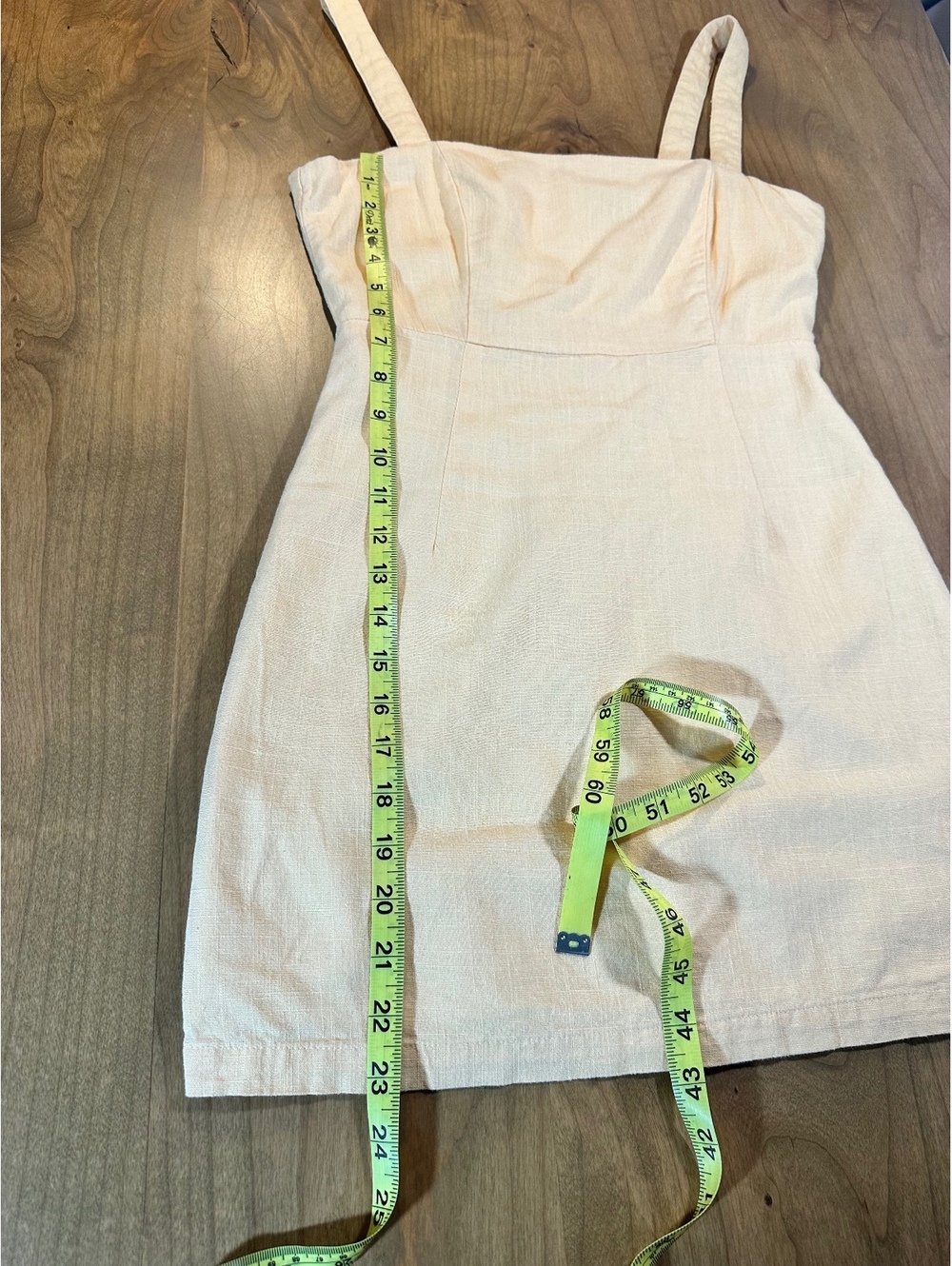 Forever 21 Mustard Yellow Mini Dress with Square Neck and Wide Straps - Picture 4 of 8